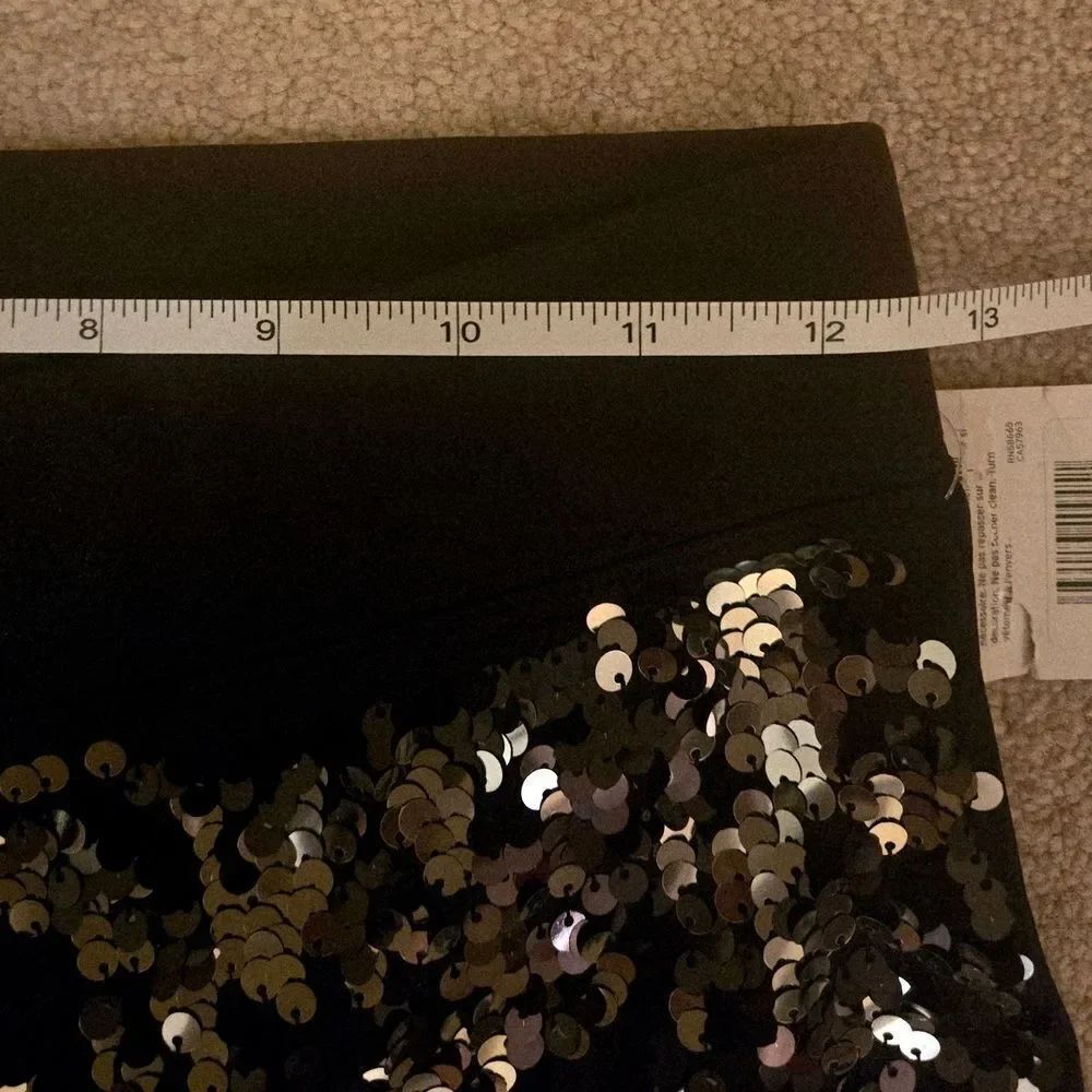 Nordstrom Black Sequin Leggings - Picture 6 of 10